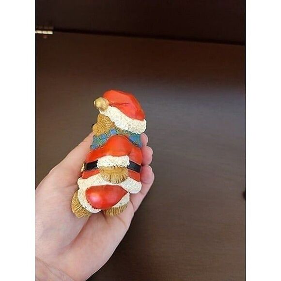 Vintage Snowman and Santa Bear Christmas Ornaments - Picture 7 of 11